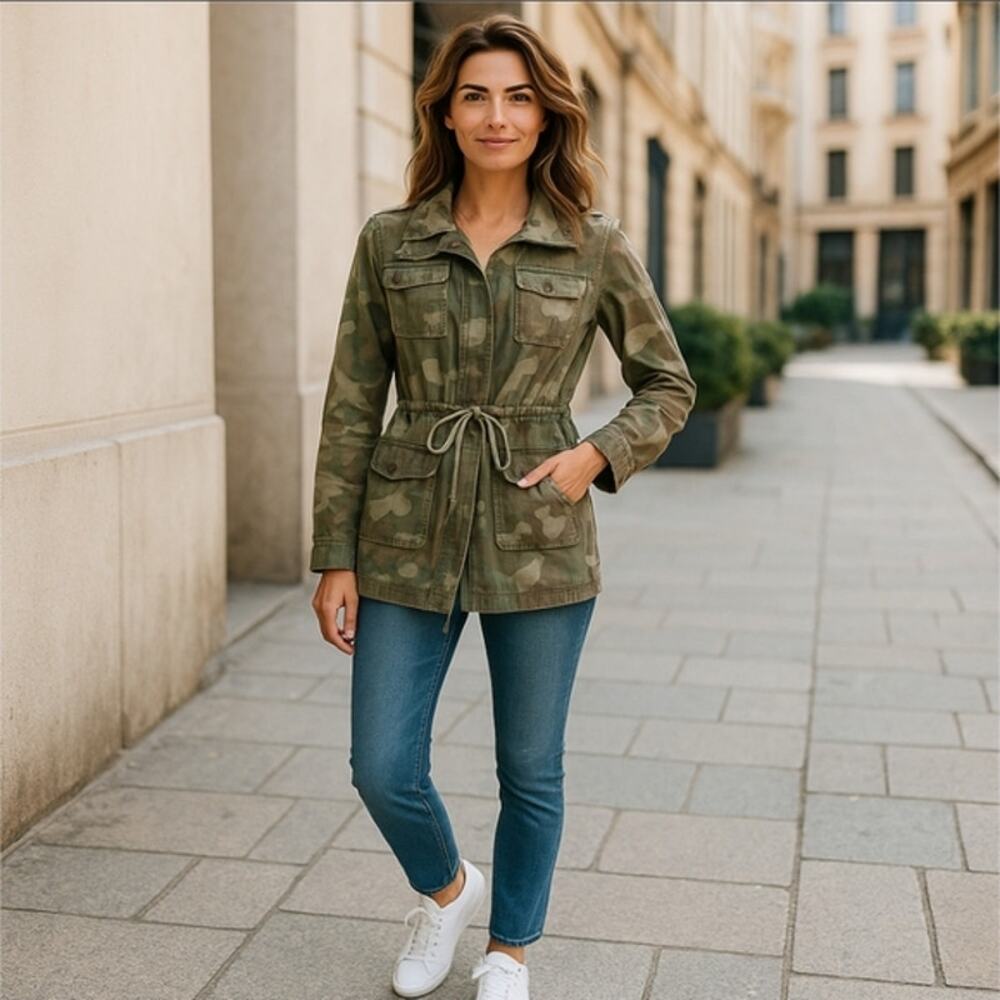 Sound & Matter Camouflage Jacket Size Small